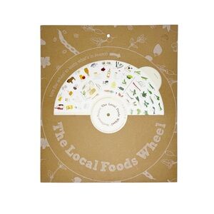 The Local Foods Wheel Interactive Seasonal Food Chart NWT